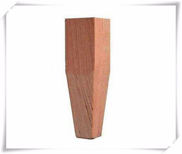 Rubber wood Furniture Parts Customized wooden sofa legs in high quality (EFS-TB-025)