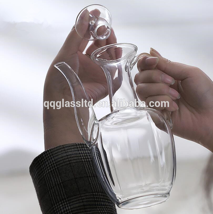 Wholesale custom China style heat resistant glass tea kettle  for tea