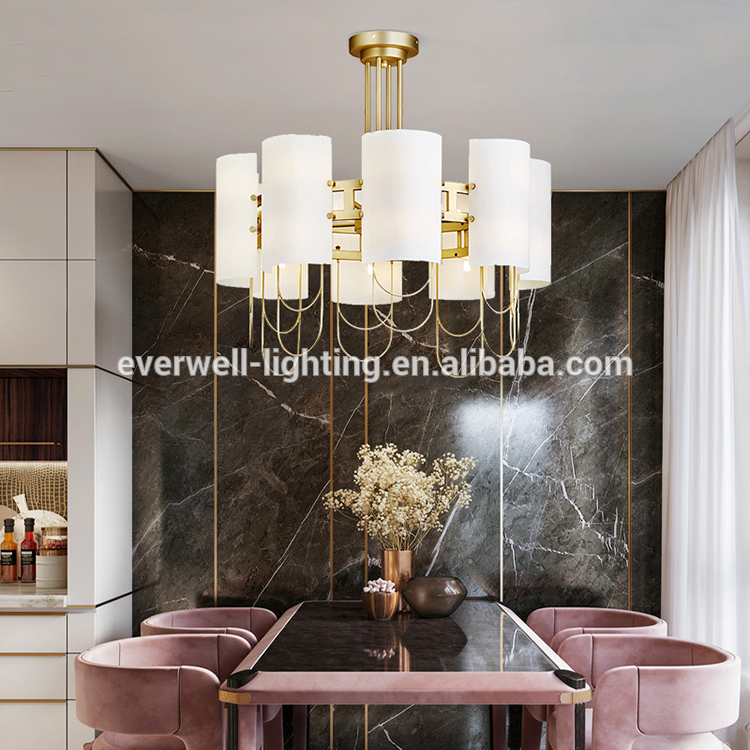 Wholesale Painting gold Metal Ceiling Modern Light