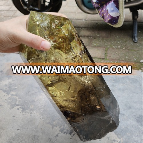 natural citrine crystal point