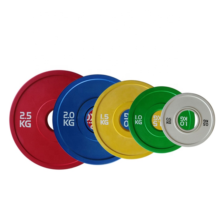 KG Change Plates OKPRO Colorful Gym Rubber/PU Fractional Plates