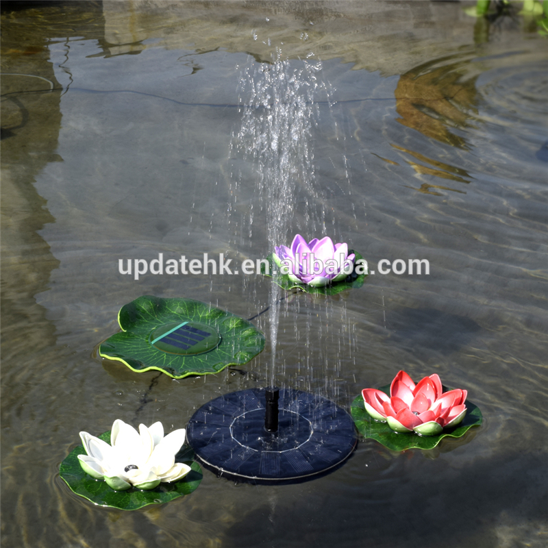 Courtyard Water Sumerged Ornaments Floating Pump Solar Powered Fountain Garden Pond Aerator