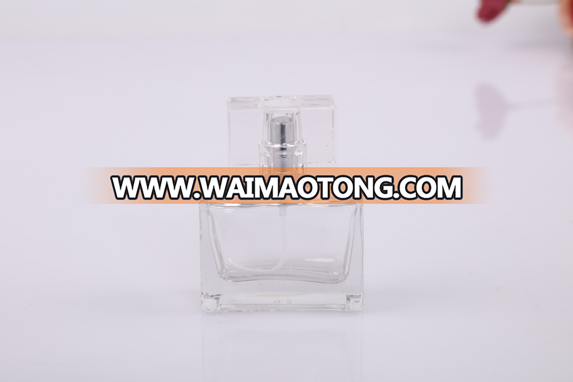 30ml refillable screw cap oriental vintage recycled rectangle empty perfume glass bottles