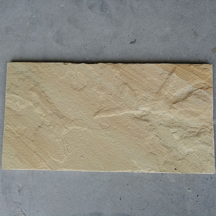 Yellow Sandstone With Split Finish For Cladding