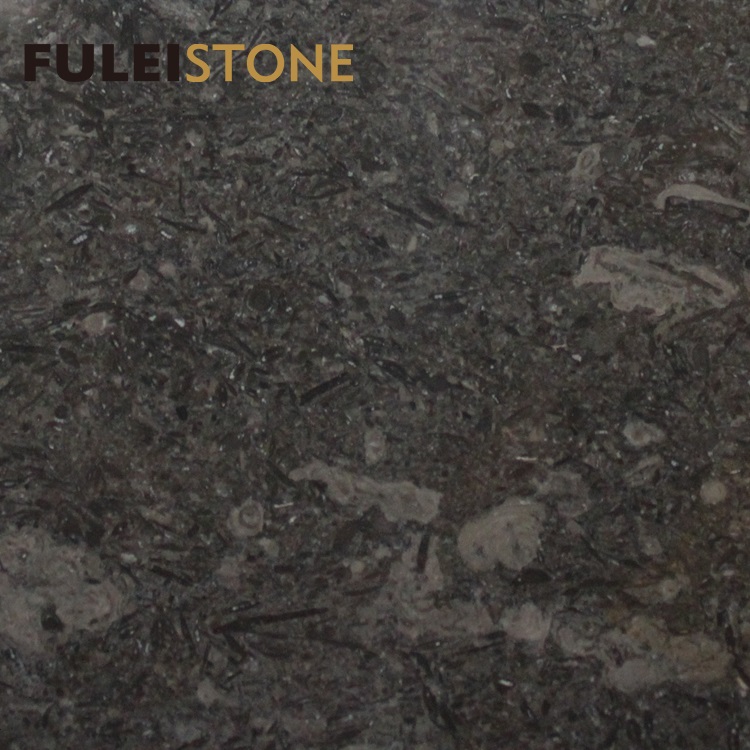 Popular french black limestone slab for wall tiles