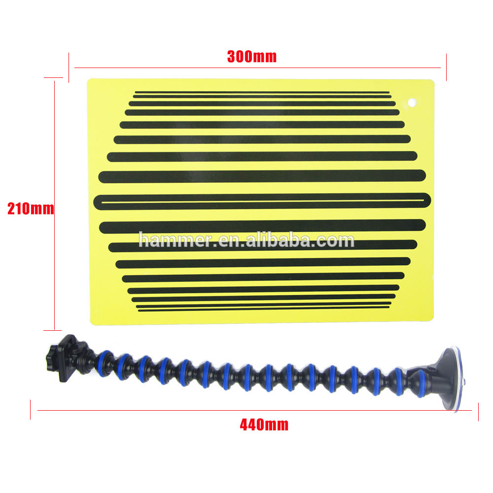 Car Body Line Board PDR king car Dent Repair Tool Scratch yellow Reflector board Hail Damage Repair Auxiliary tool