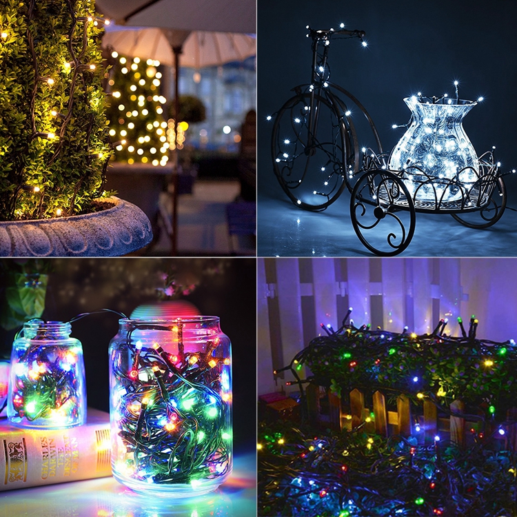 Solar Light 100/200/500 LEDs Fairy String Lights Waterproof Outdoor Christmas Garland Solar Garden Lights For Wedding Decoration