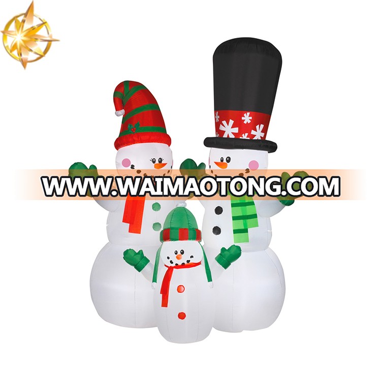 Christmas inflatable snowman courtyard art decoration children's Christmas toys