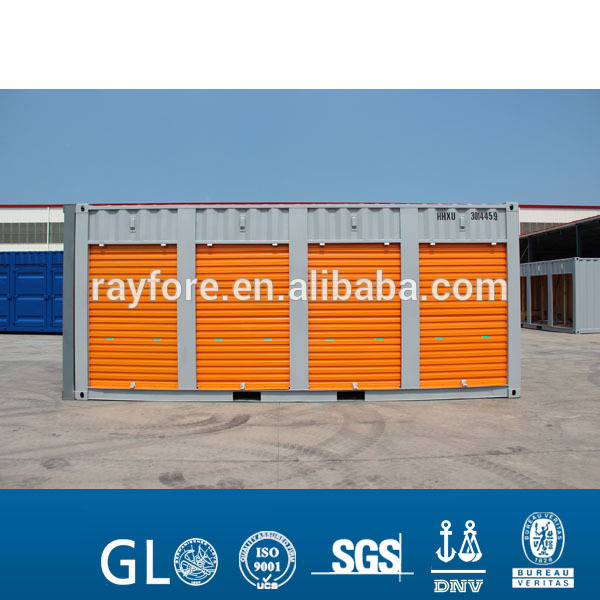 20ft roller shutter door container for self storage