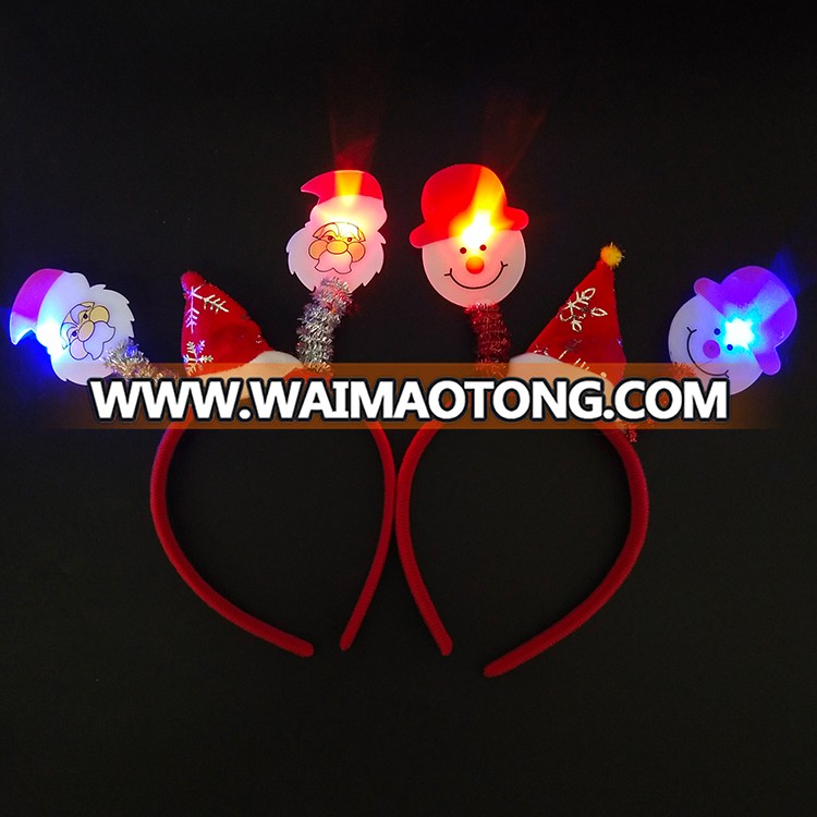 Christmas party supplies colorful flashing LED headband