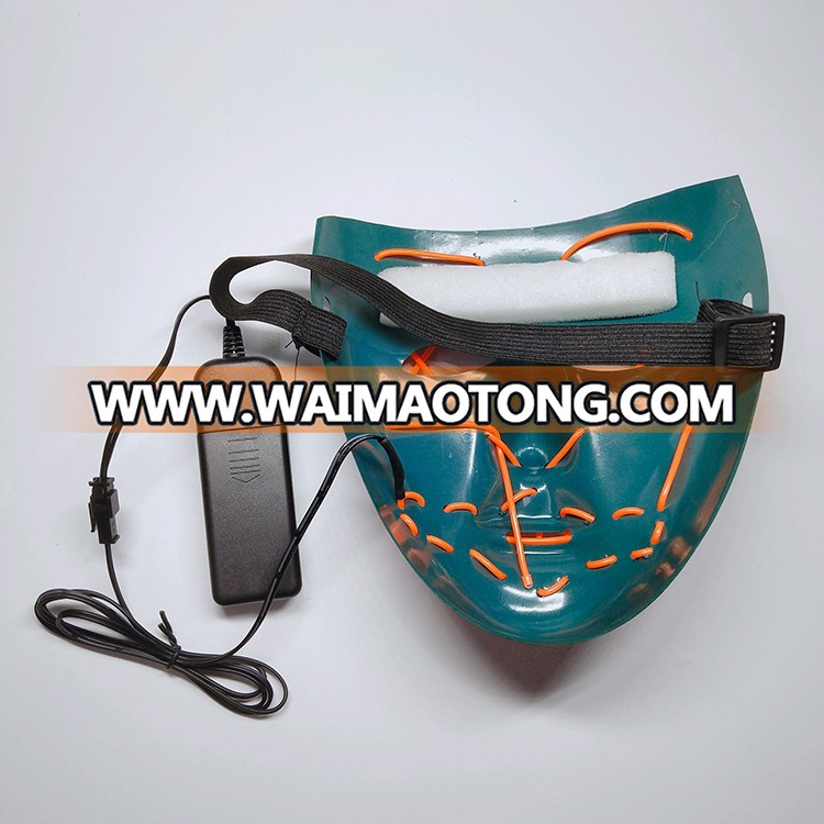 Hot selling Halloween party EL wire LED mask