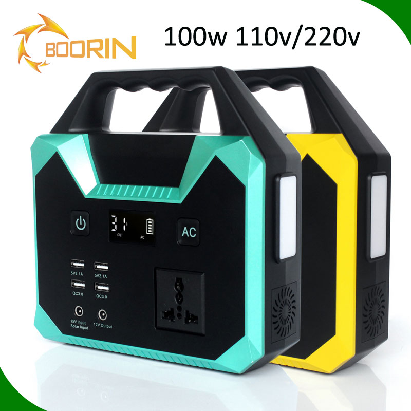 110v USA Plug 300w 82500mAh battery 330wh home appliance outdoor camping AC inverter portable solar power station