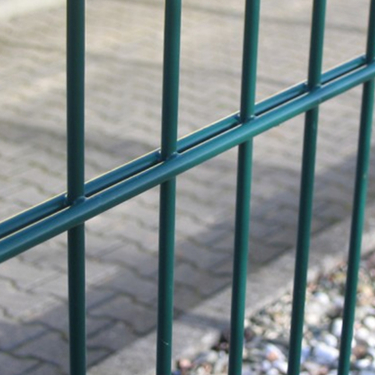 Wholesale Metal 2D Welded Wire Mesh Garden Home Powder Painted 656 868 double rod Fence Panels