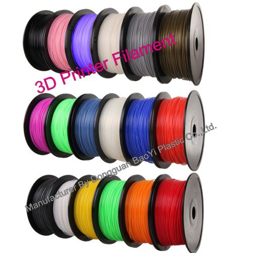 abs/pla black filament 1.75/3mm OEM package 3d printer filament