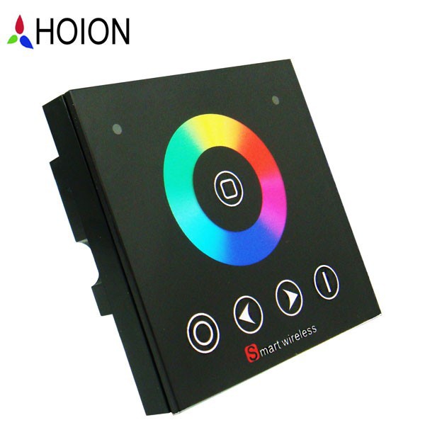 RGB Controller With RF Wall Mounted Touch Remote For Led stripLights, DC12V-24V,CE/RoHS,Warranty