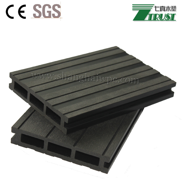 Rich wood plastic composite deck / outdoor WPC decking floor for swimming pool