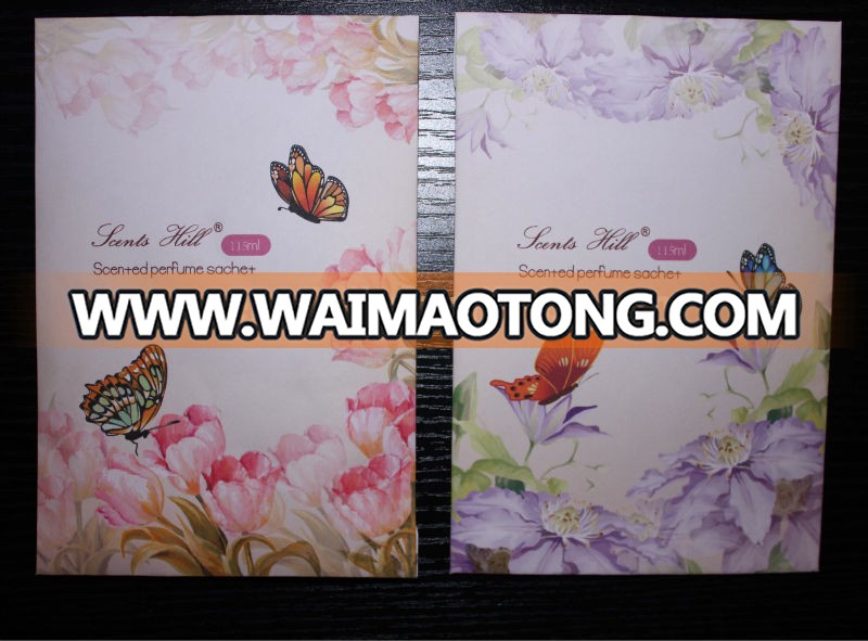 butterfly many scents fragrance hot wholesale aromatic sachet