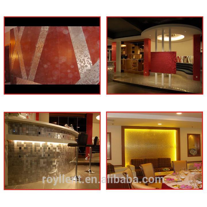 KTV bar wall mosaics aluminum composite mosaics wood design aluminum composite mosaics