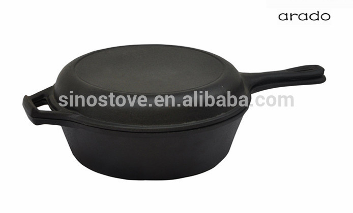 outdoor cookware/ pre-seasoned cast iron cookware