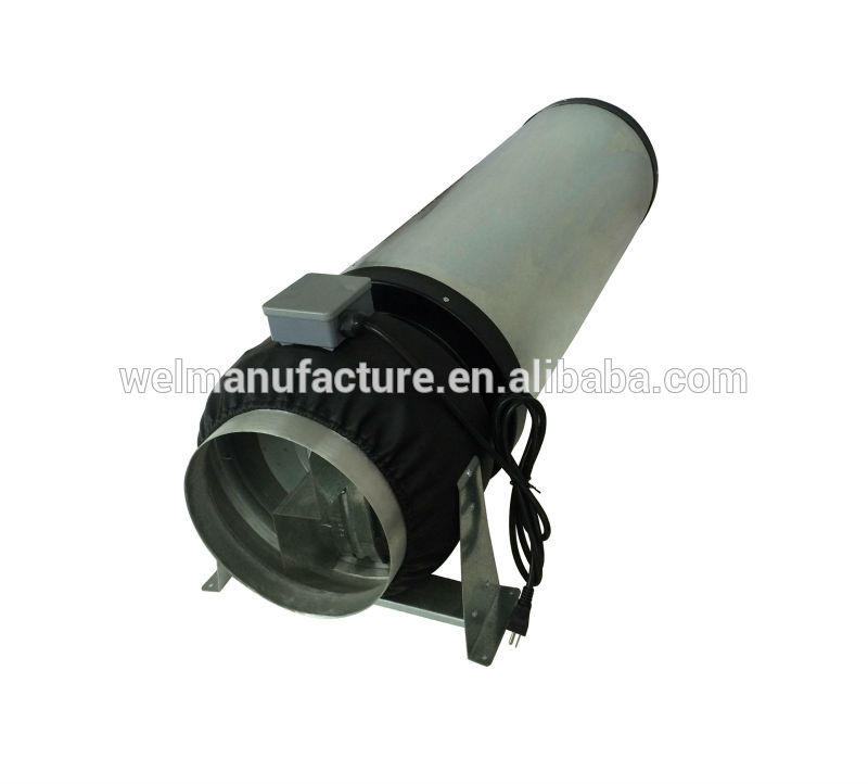 Hydroponic air duct silencer,inline fan silencer