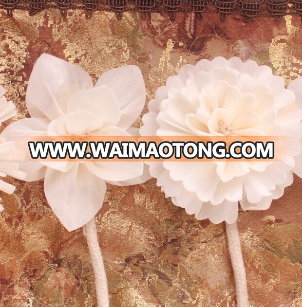 Natural wood decorative Orchid reed diffuser flower