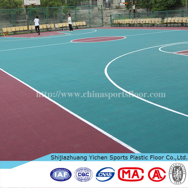 Outdoor high quality pp interlocking floor price