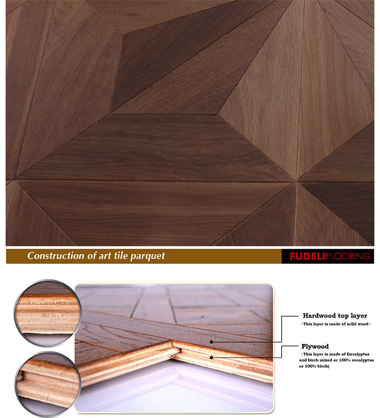 Best seller IAF Certified Classic design german parquet flooring