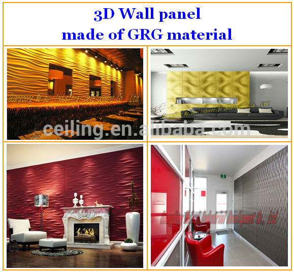 Classic&modern&country decorative GRG wall panel & 3d acoustic diffuser wall panel for building material made in China