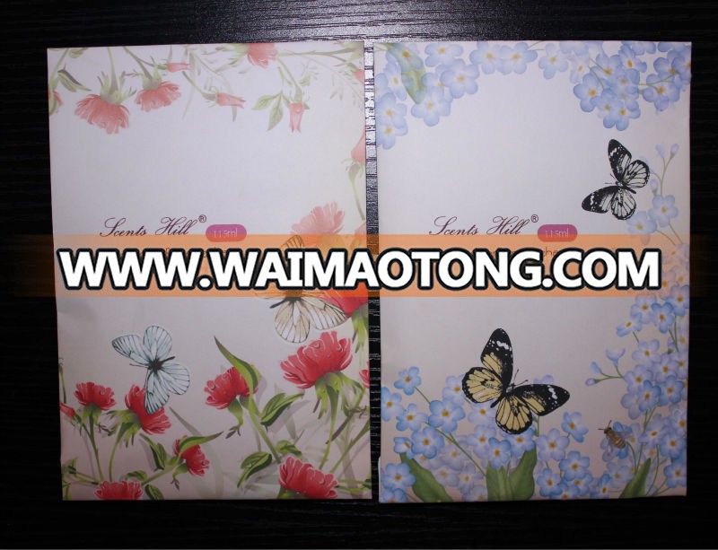 butterfly many scents fragrance hot wholesale aromatic sachet