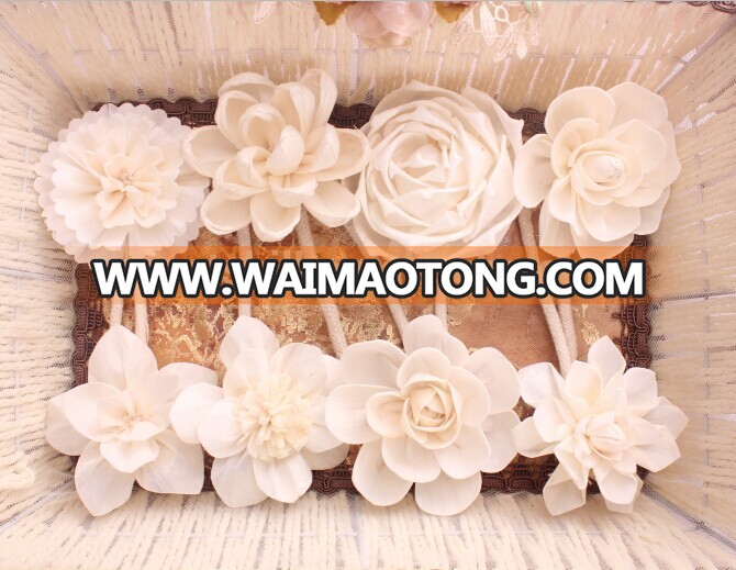 Wholesale many colors for your choice dried sola cotton flower