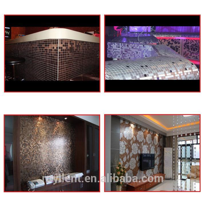 KTV bar wall mosaics aluminum composite mosaics wood design aluminum composite mosaics