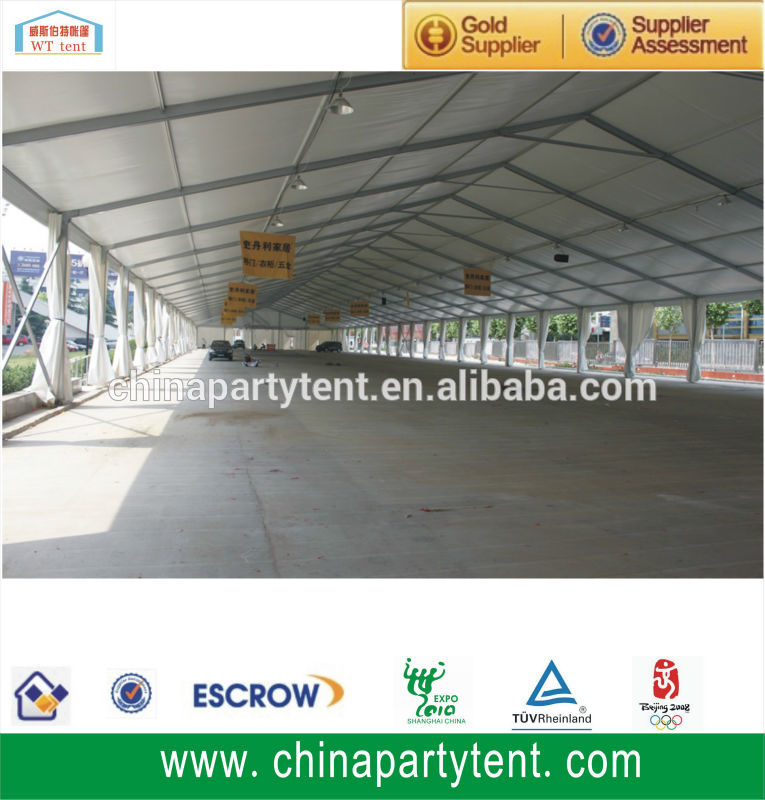 Temporary Storage Warehouse aluminum mainframe structure marquee Roof Top Tents