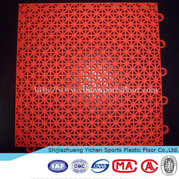 Outdoor high quality pp interlocking floor price