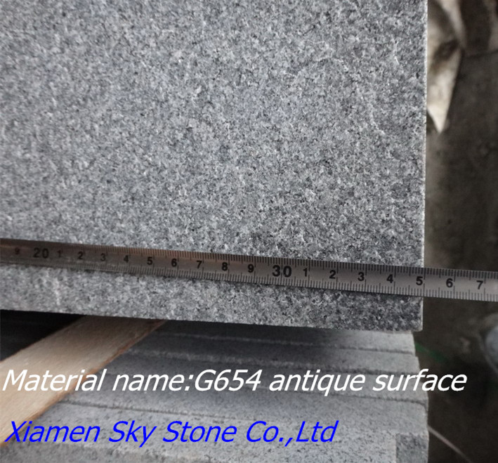 Antique tile dark grey granite G654