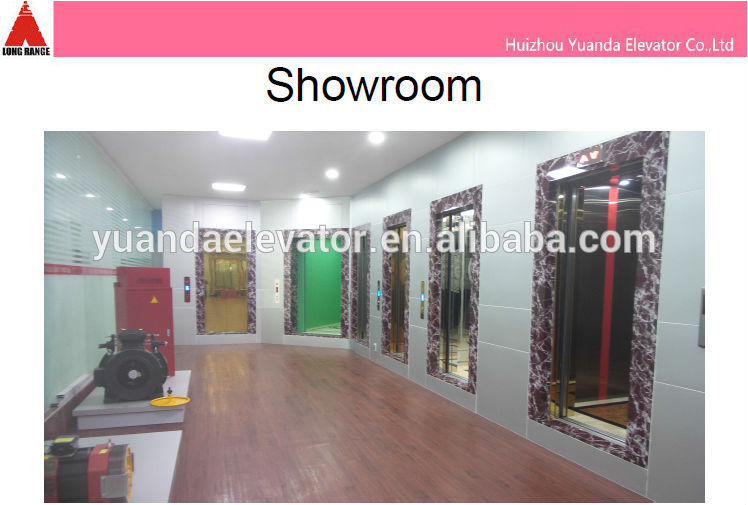 Yuanda luxury panoramic shopping mall lift