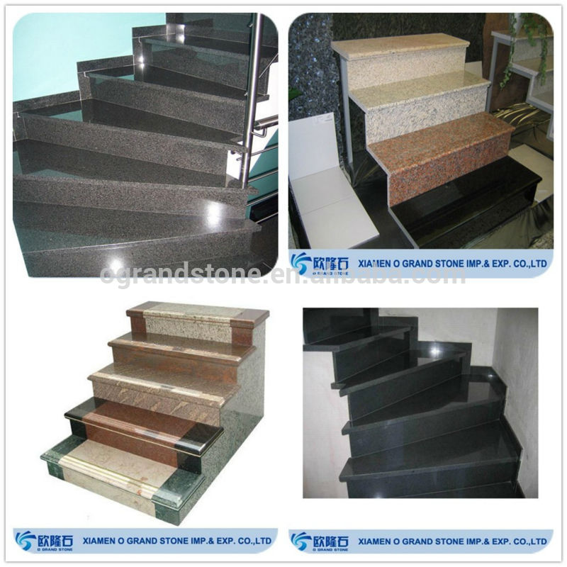 All size beige marble stair outdoor stone stair treads marble steps