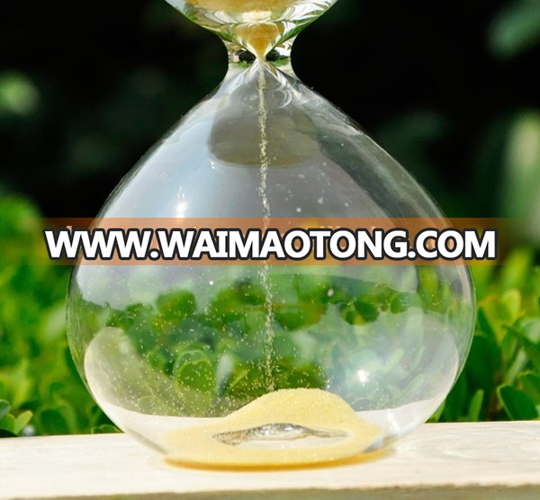 Home Garden Color Sand Glass Puff Hourglass Sand Timer 30 minute