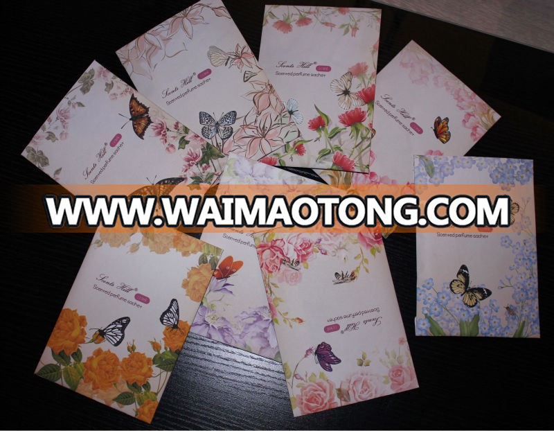 butterfly many scents fragrance hot wholesale aromatic sachet