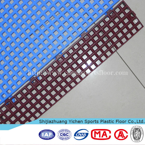 Outdoor high quality pp interlocking floor price