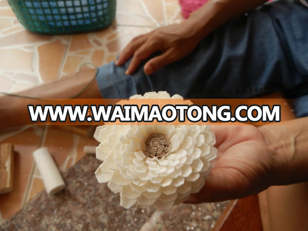 Wholesale many colors for your choice dried sola cotton flower