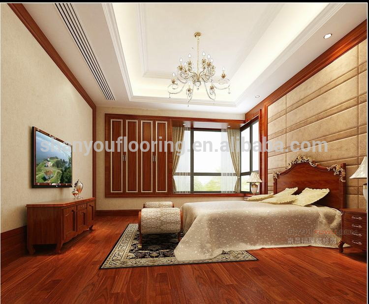 Wooden teak coffee parquet bamboo flooring