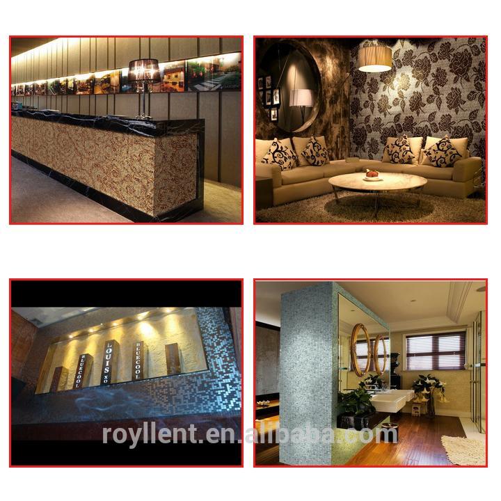 KTV bar wall mosaics aluminum composite mosaics wood design aluminum composite mosaics