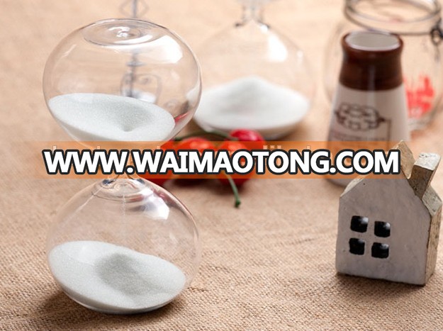 Home Garden Color Sand Glass Puff Hourglass Sand Timer 30 minute