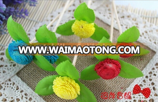 Wholesale many colors for your choice dried sola cotton flower