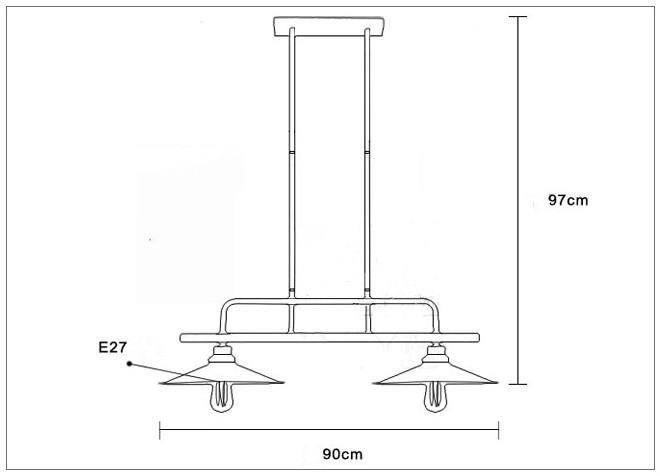 Loft Vintage Ceiling Lighting Fixture