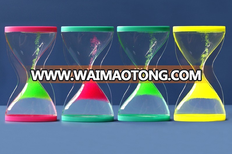 Home decoration cheap colorful sandtimer hourglasses