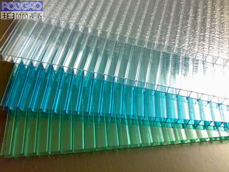 Polycarbonate twin-wall hollow frosted clear pc sheet/Polycarbonate frosted sheet