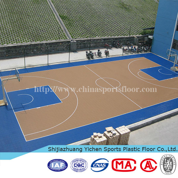 Outdoor high quality pp interlocking floor price