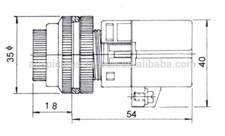 22mm, 25mm, 30mm Transformer Type Pilot Lamp, Indicator Light (TPL-22/25/30)