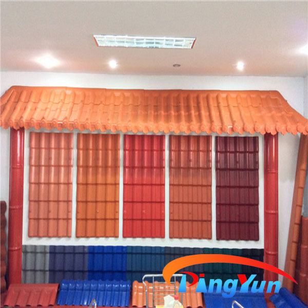 Made in china popular clear corrugated plastic roofing sheets plastic